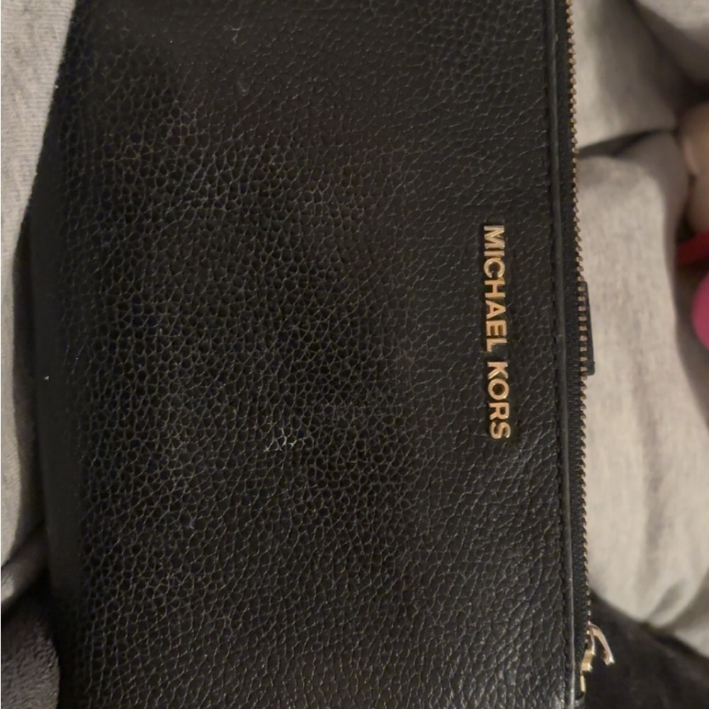 Michael Kors Black Leather Men's Bag